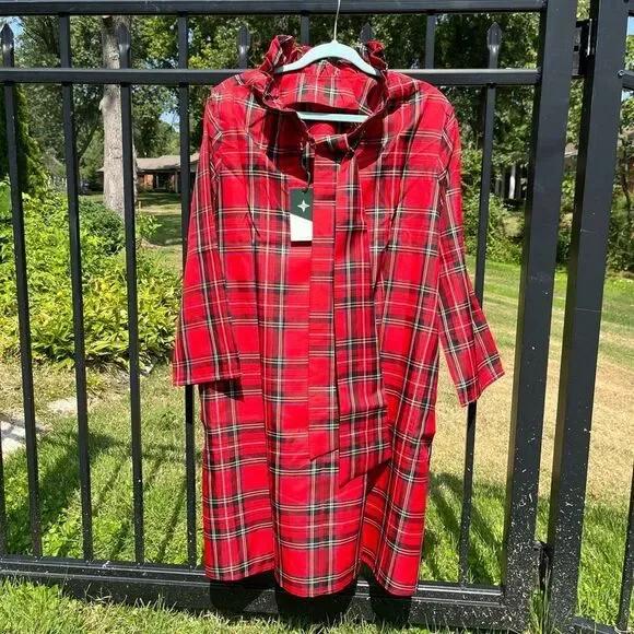 Tuckernuck Royal Stewart Tartan Daphne Dress NWT
